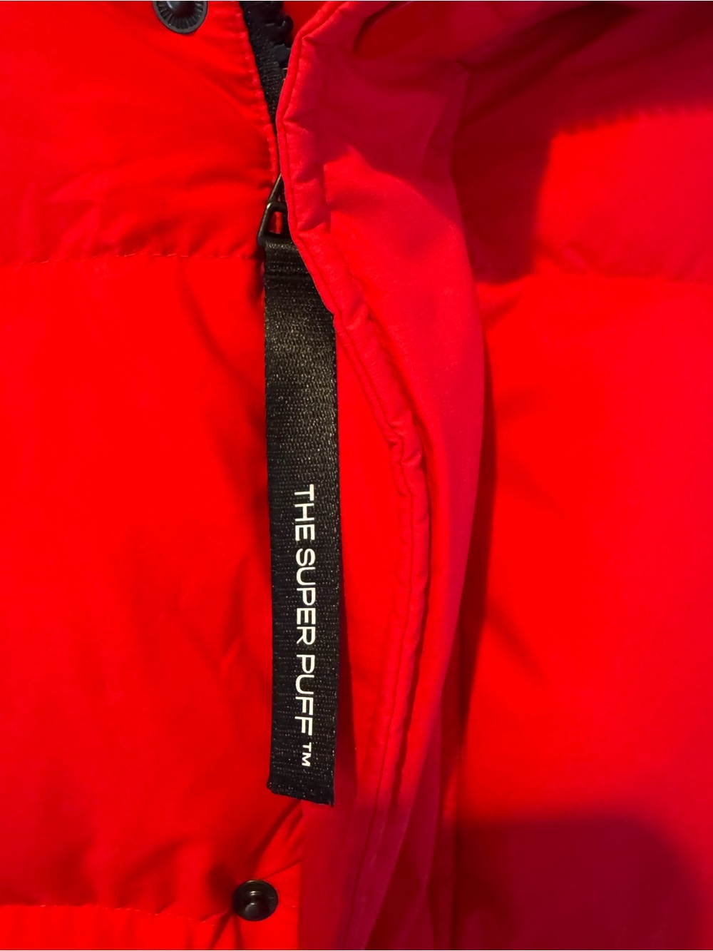 Aritzia Super Puff Shorty Cropped Red Puffer Jacket | M - Picture 6 of 9